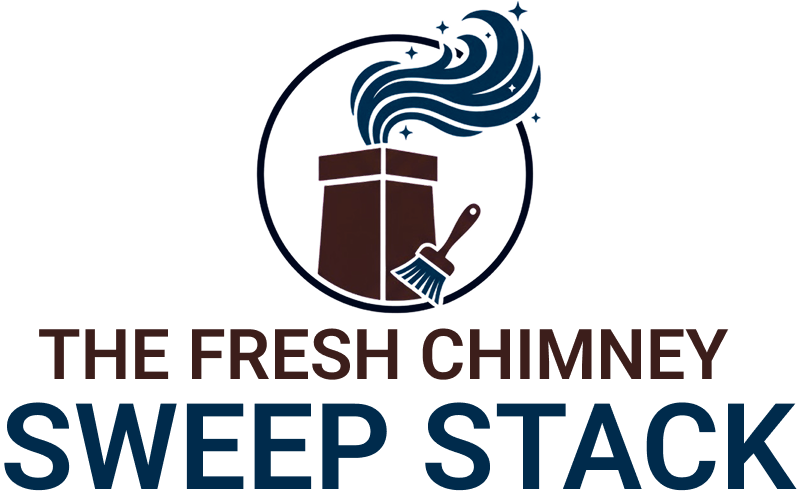 The Fresh Chimney Sweep Stack Logo